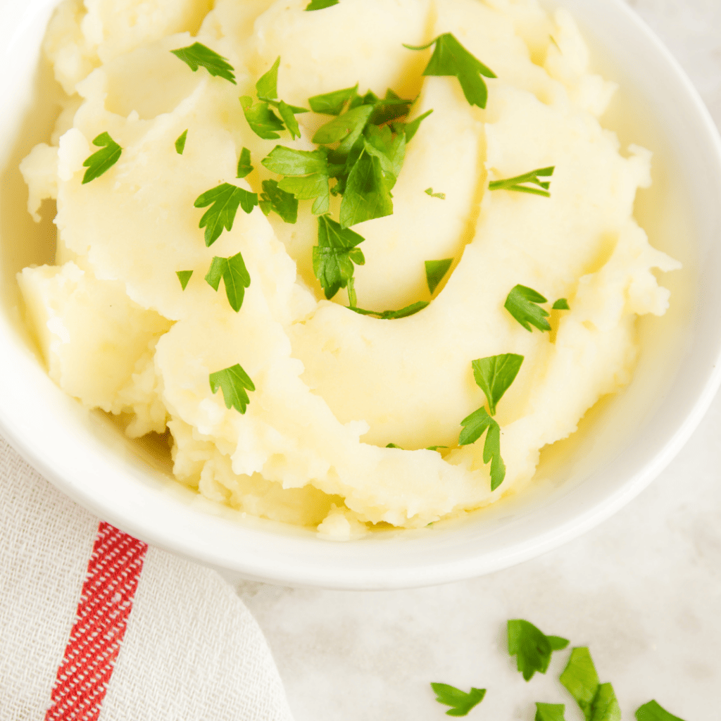 creamy cheese mash potatoes