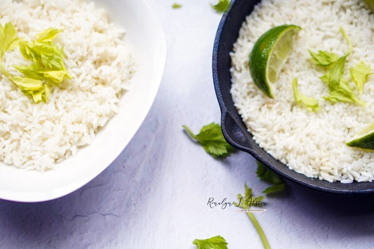 Quick and easy white rice recipe(video included)