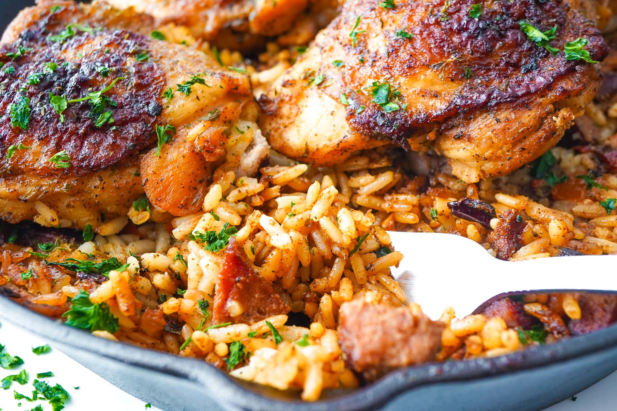 The Best One-pan oven baked chicken and rice | Ronalyn T Alston