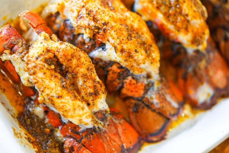 The best baked Cajun garlic butter lobster tails
