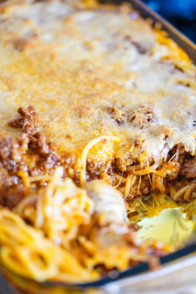 The Best Baked Spaghetti