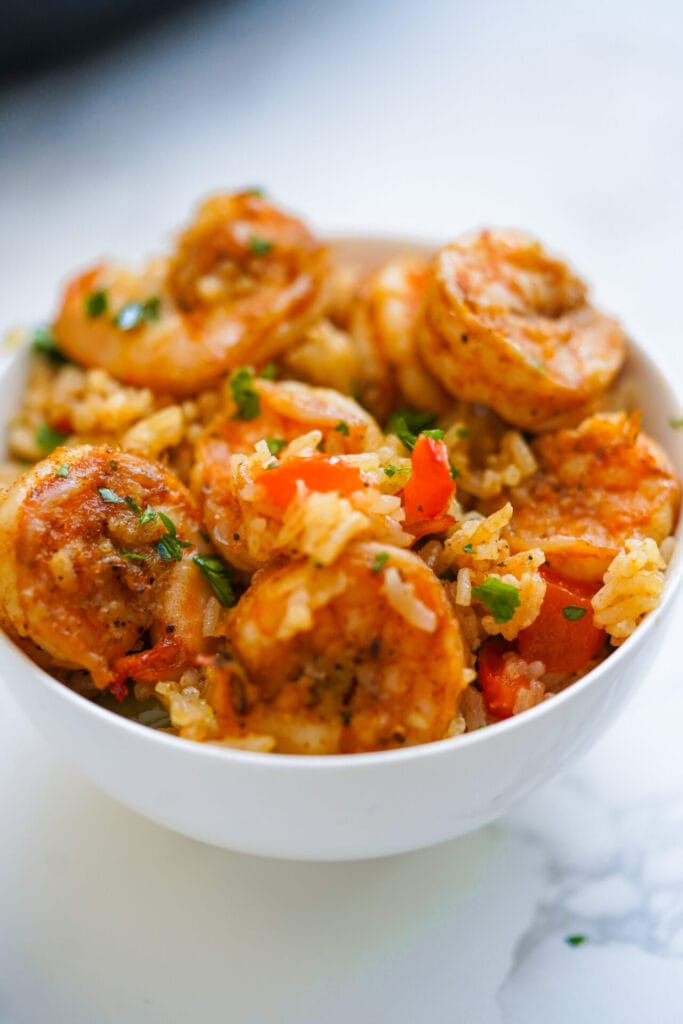 Cajun shrimp and rice