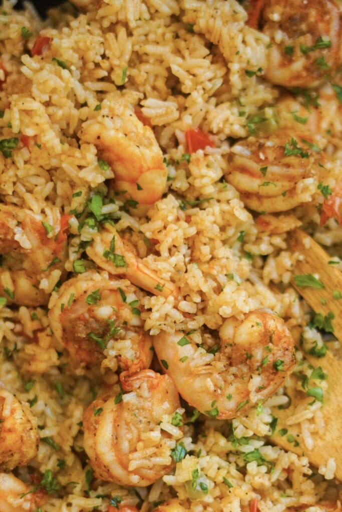 Cajun Shrimp and rice