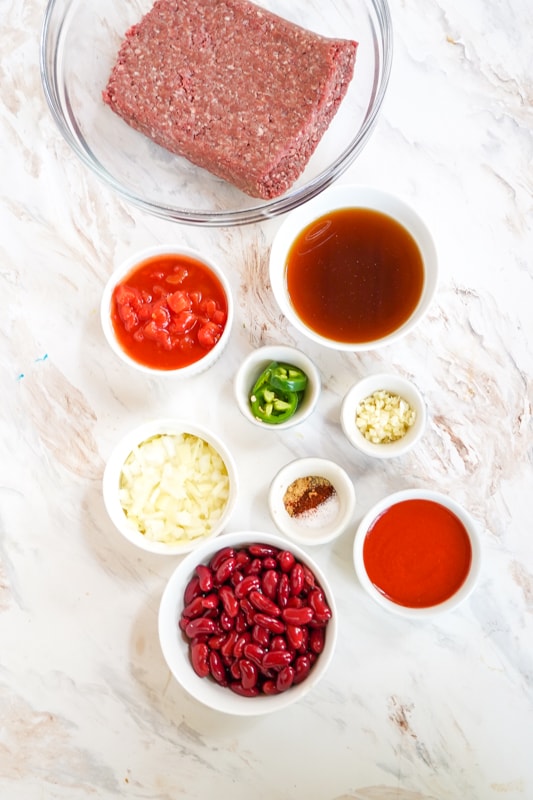 Chili Bowl Ingredients