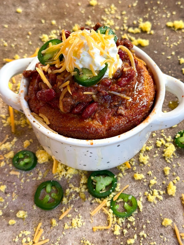 The Best Cornbread Chili Bowl Quick and Easy