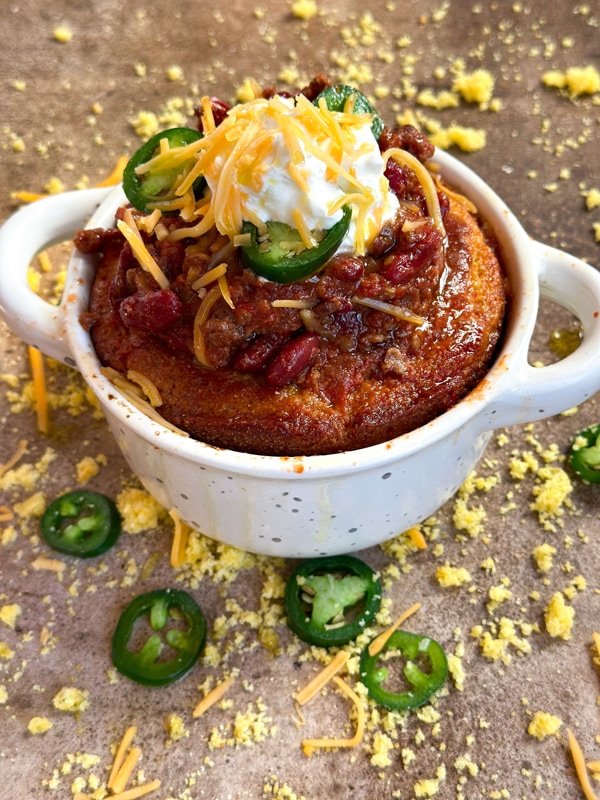 Cornbread Chili Bowl