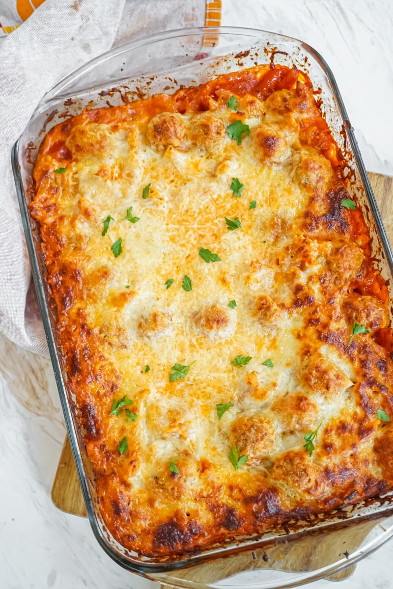 The Best Dump and Bake Meatball Casserole - Ronalyn Alston