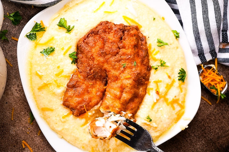 Fried Fish and grits