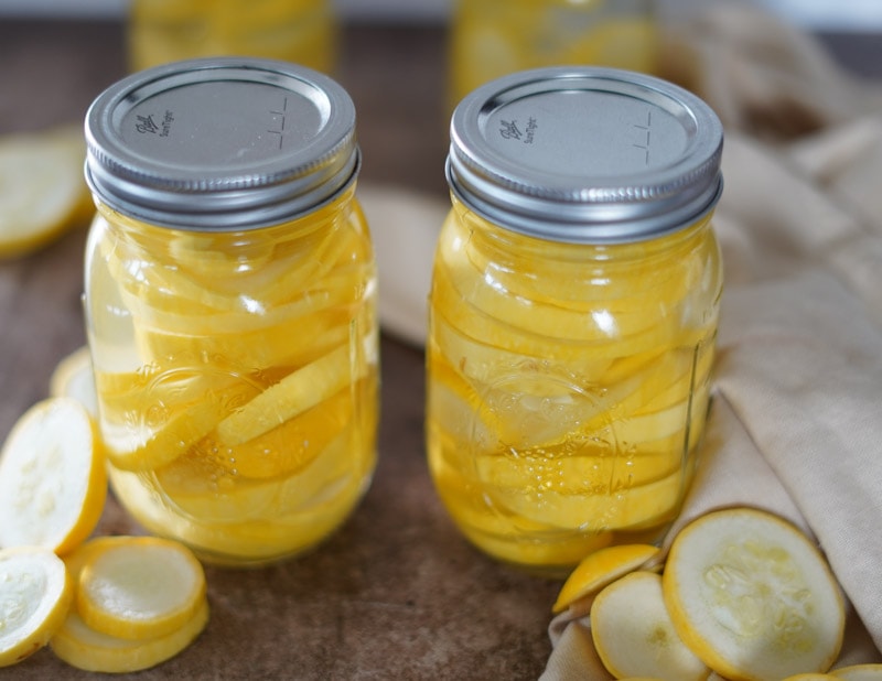 Canning squash for frying