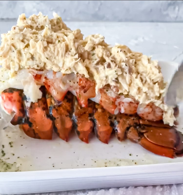 Stuffed lobster tail