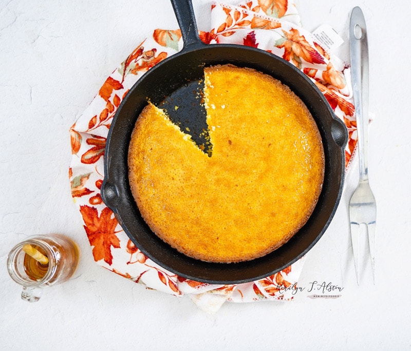 Honey Butter Cornbread with Jiffy Mix