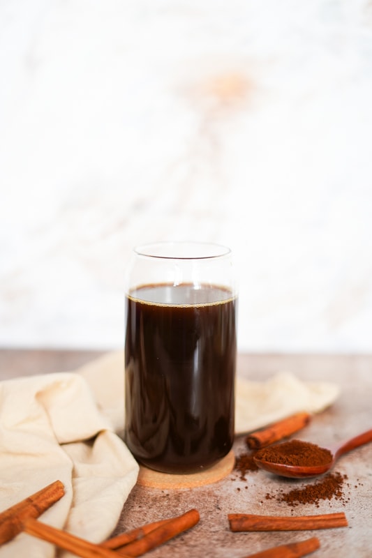 Honey Cinnamon Cold Brew Coffee - With Sweet Honey