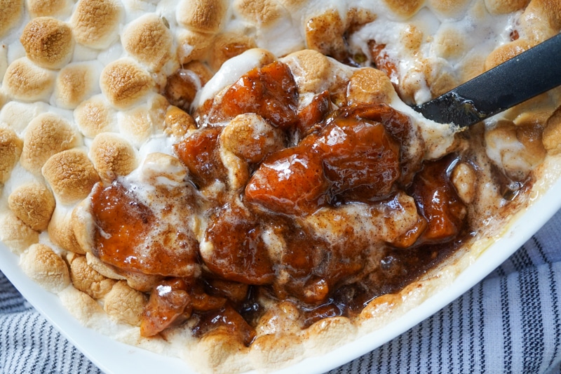 Old Fashioned Candied Sweet Potatoes with Marshmallows | Ronalyn T Alston