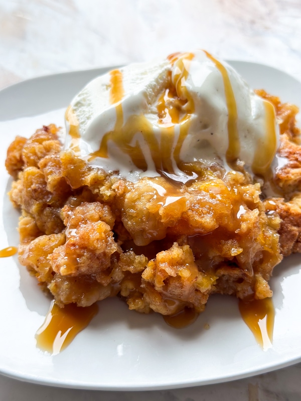 Peach Cobbler with Cake Mix (Quick and Easy)